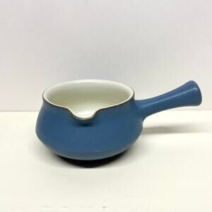 Denby-Langley Gravy Boat Echo Blue Pattern